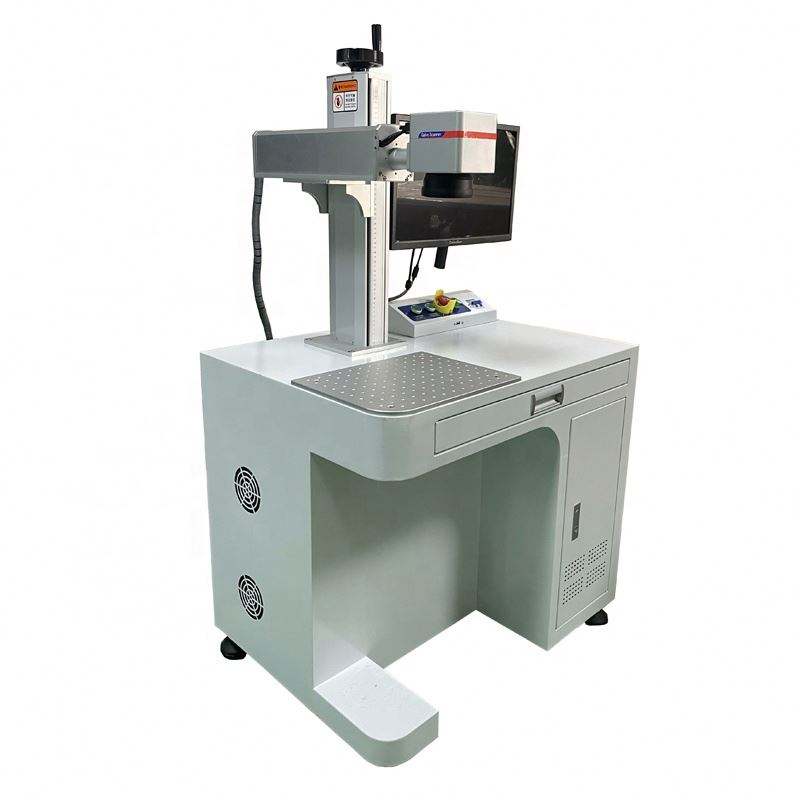 Industrial Laser Marking - 20W lasermarkeringsapparatuur voor de keukengerei-industrie Permanente