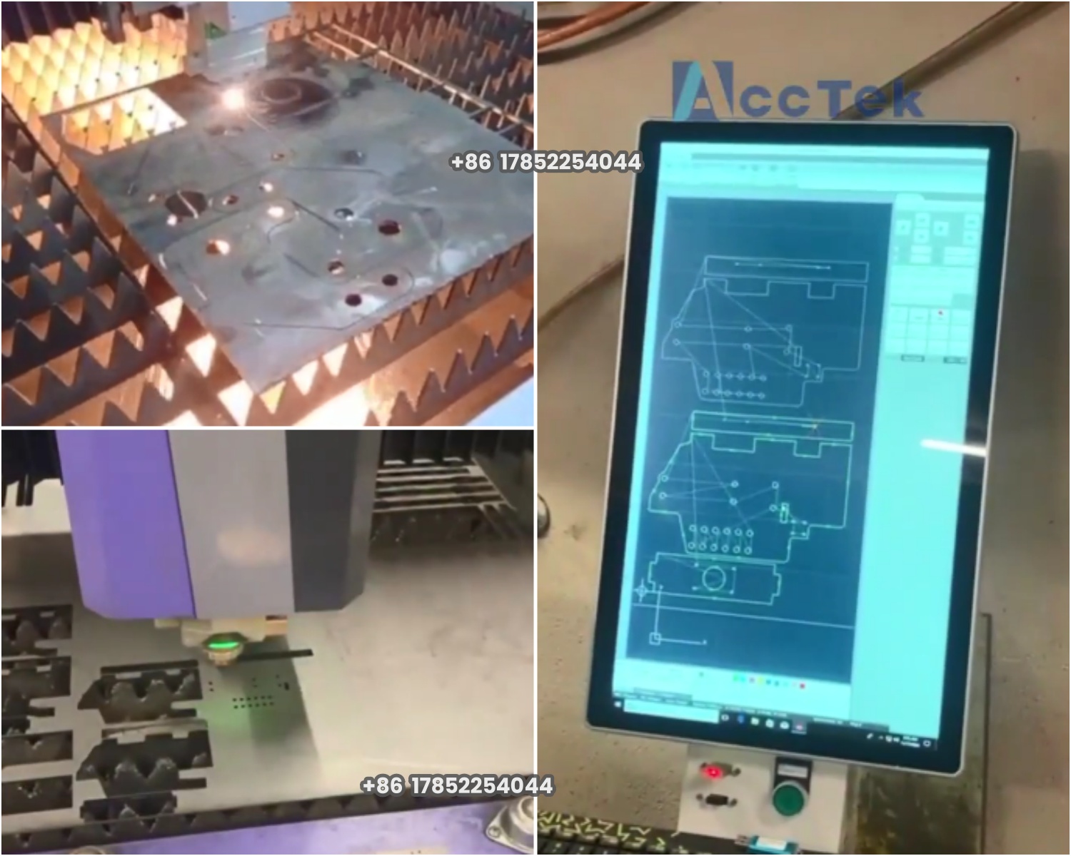 Industrial Laser Machine Price - AKJ1530F 2040 2060 2560 1000 w