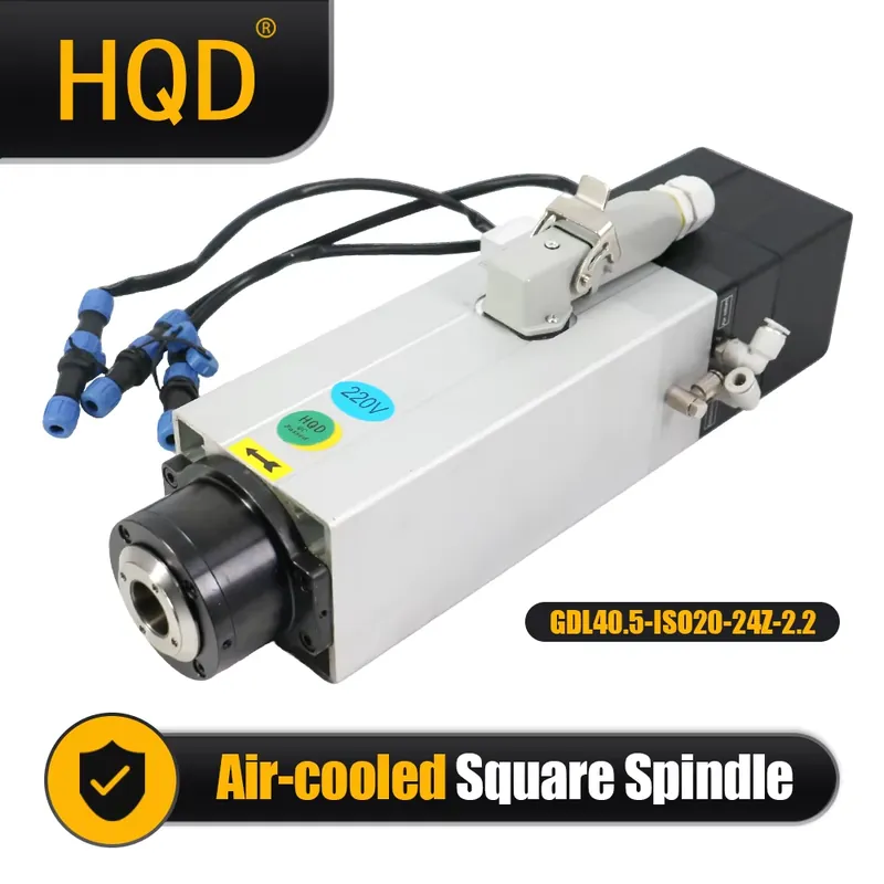 Cnc Spindle Motor - Polen verzonden HQD GDL40.5-ISO20-24Z-2.2 220V 24000RPM
