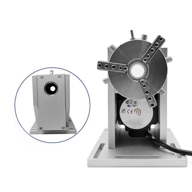 Industrial Laser Marking - Industriële Ring Sieraden Roterende As Met