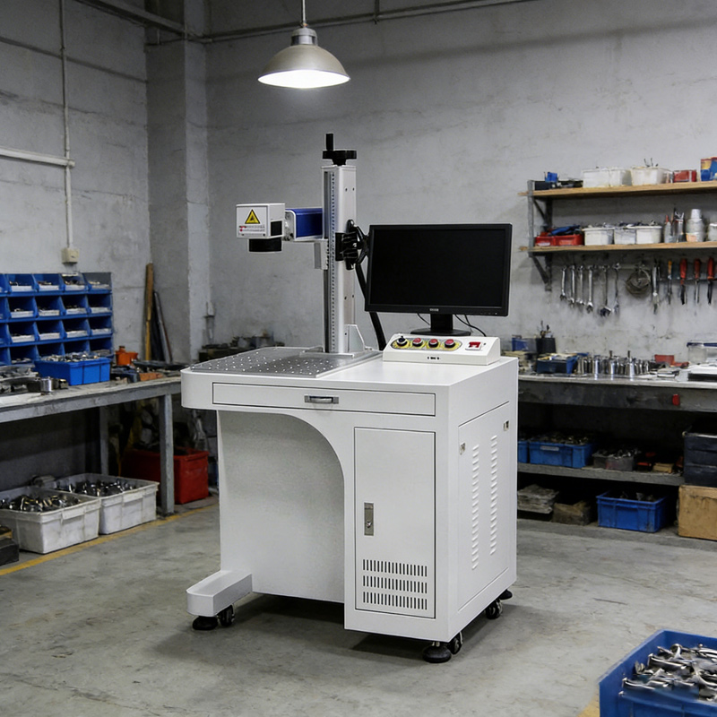 Industrial Laser Marking - Vezellaser-markeringmachine 50W CNC luchtgekoelde metaalgraveerapparaat met