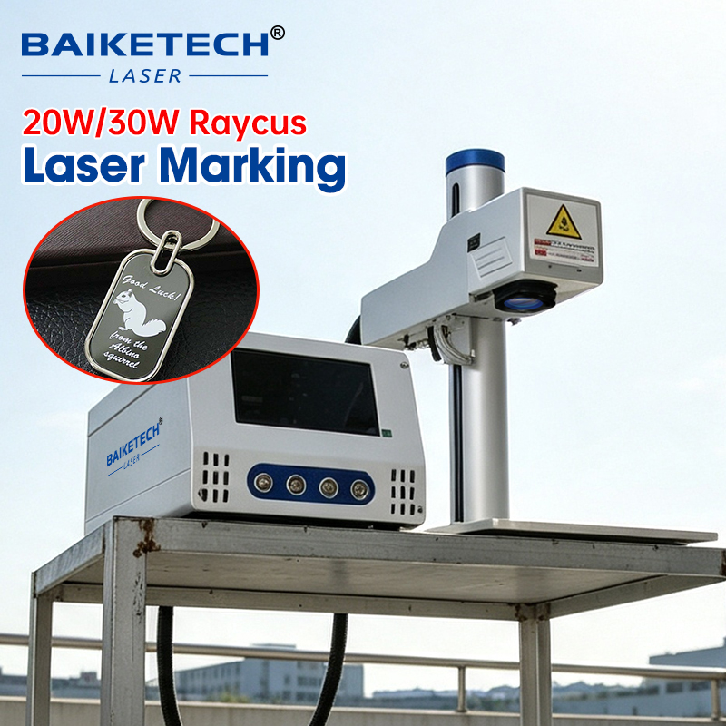 Industrial Laser Marking - Hoge-snelheid 20W/30W Fiberlaser-markeringmachine voor industriële metaalgravure,