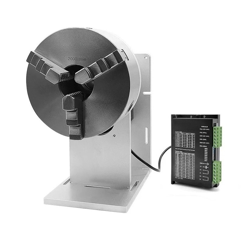 Industrial Laser Marking - Industriële draaiaasbevestiging, compatibel met vezellasergraveer- en