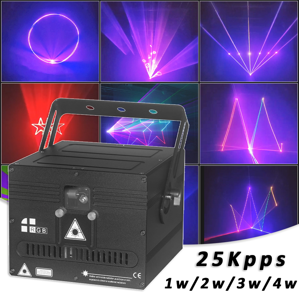 Industrial Laser Projector - YUER RGB Laser 1 w 2