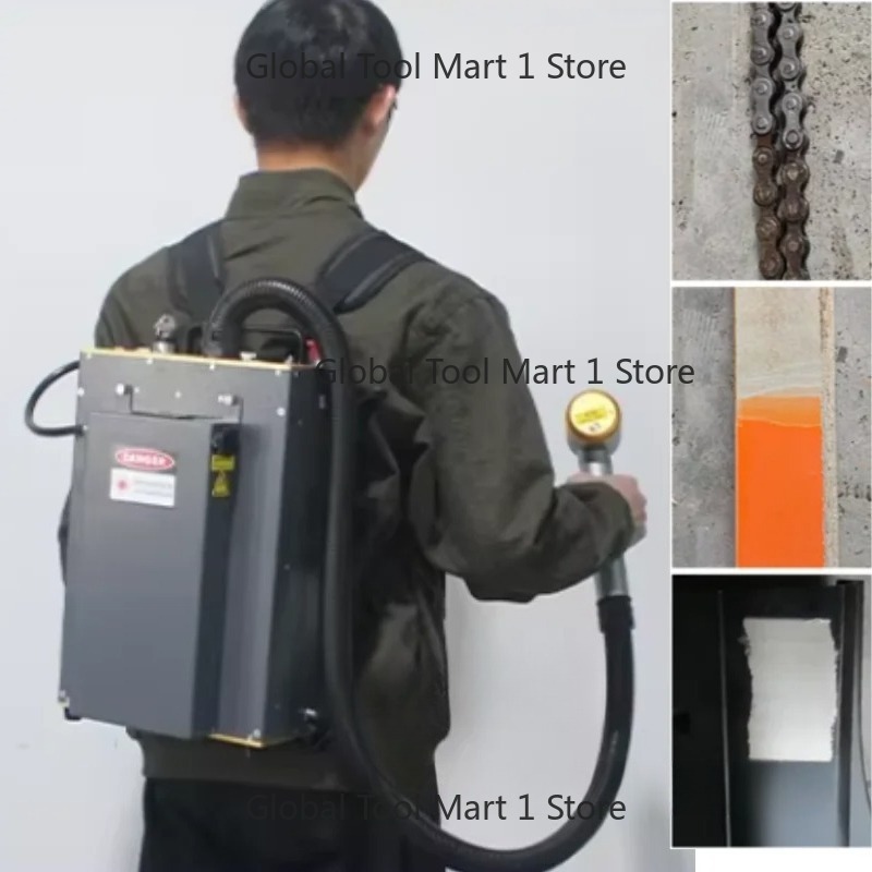 Portable Laser Rust Removal - 200W 300W Vetvlekkenverwijdering Efficiënte Reiniging Roestverwijdering