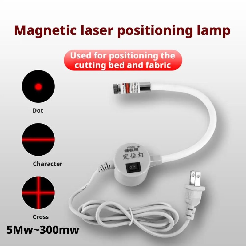 Industrial Laser Technology - Aangedreven rode laserlicht naaipositioneringslamp snijdend met