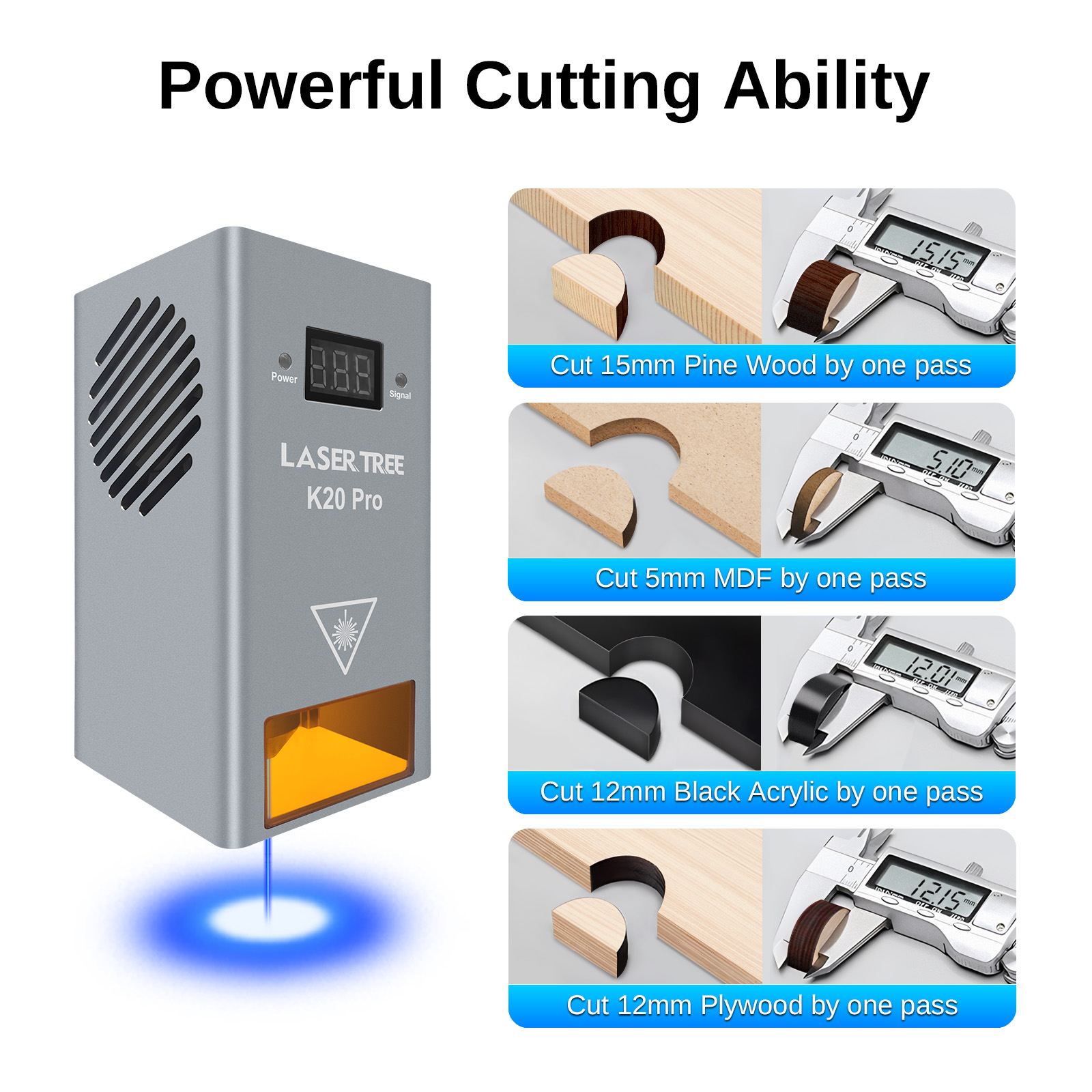 LASERBOOM 10W 20W 30W 40W Opti - Laser Engraving Software recensie en prijs