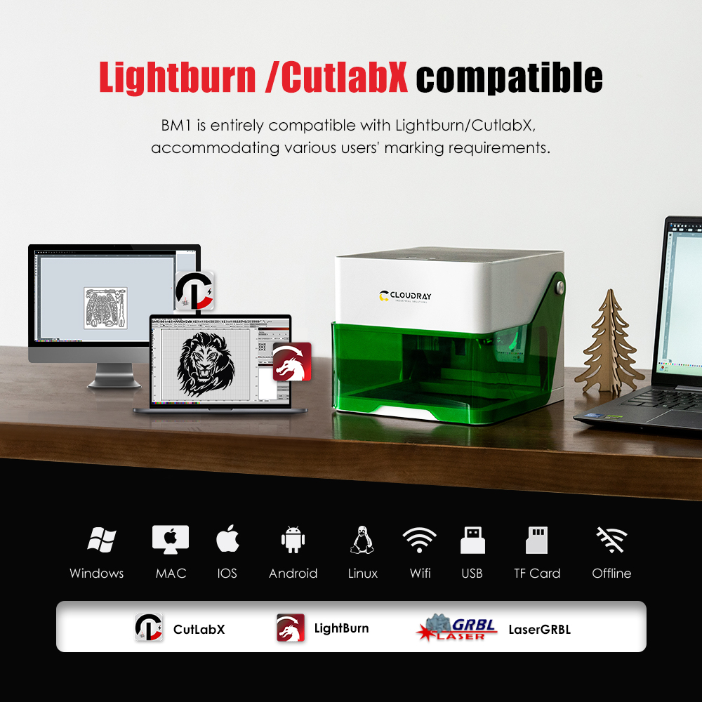 Cloudray 5000 mw CNC Mini Lase - Industrial Laser Technology recensie en prijs