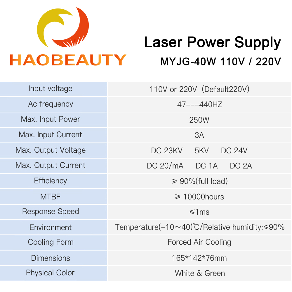 HAOBEAUTY MYJG-40 CO2 Laser Vo - Laser Engraving Software recensie en prijs