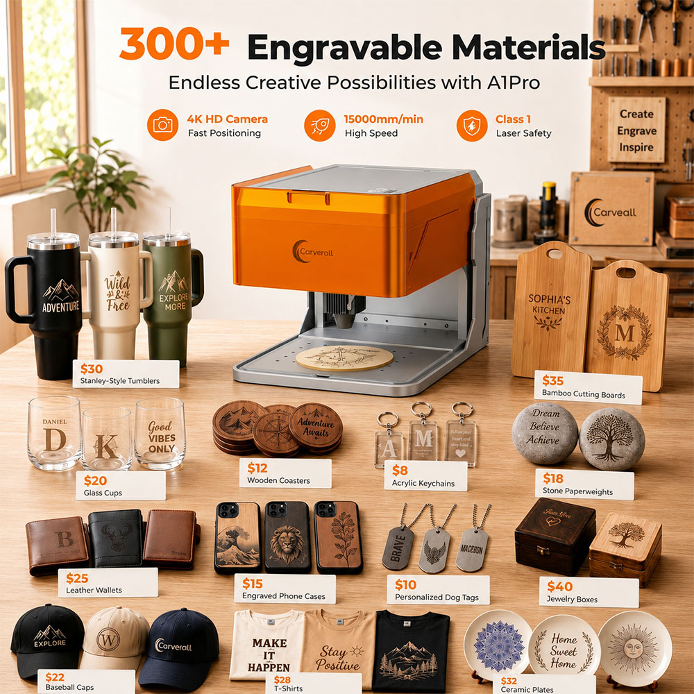 Carverall A1PRO 10W Lasergrave - Industrial Laser Alignment Tool recensie en prijs